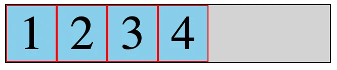 Flexbox row container